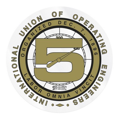 Circle Sticker | 5" dia. | Clear Poly | Ultra Removable Adh Back | Screen