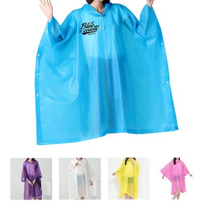 Eco-friendly EVA Rain Poncho