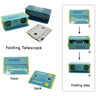 Folding Paper Binoculars