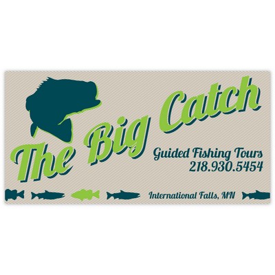 Square Corner Rectangle Bumper Sticker (3" x 11½")