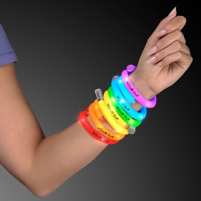 Assorted LED Flash Tube Bracelets - PRINTED