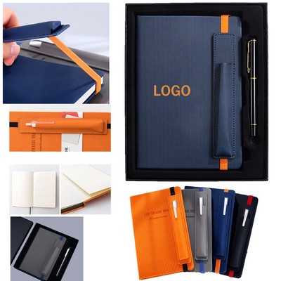 Professional Leather Planner Set with Stylish Pen
