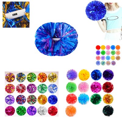 Cheerleading Pom Poms with Handle