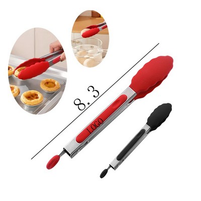 7-Inch Silicone Food Tongs