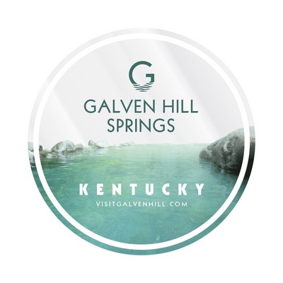 Circle Sticker | 8" dia. | Clear Poly | Ultra Removable Adh Back | Digital