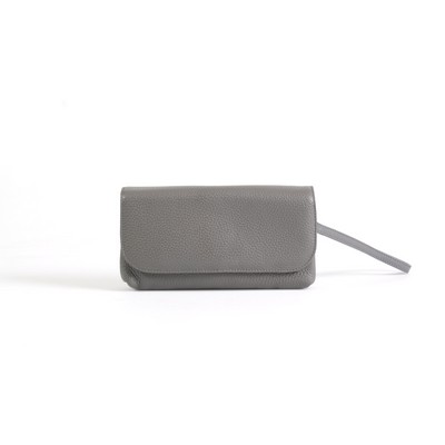 Italian Leather Small Wristlet- Roma - Borlino