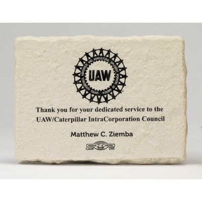 Limestone Textured Plaque (5"x7")