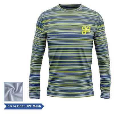 Sublimation UPF Mesh Long Sleeve T-Shirt - Men, Women, Kids