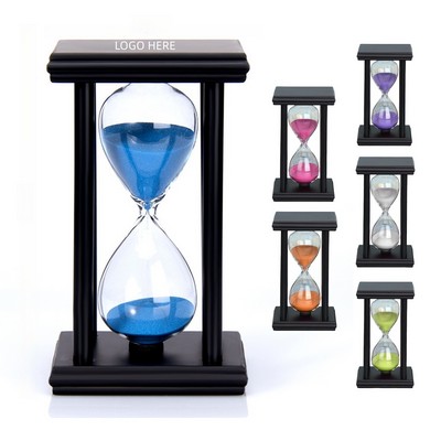Wooden Hourglass Sand Timer 20/25/30 Minutes