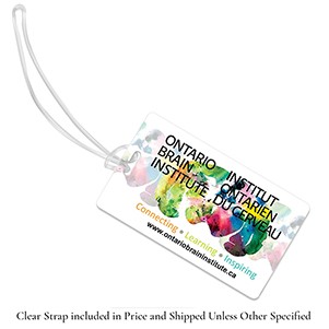 "THUDERBOLT PI" PhotoImage ® Full Color Imprint* ID Slip-In Pocket Luggage Bag Tag