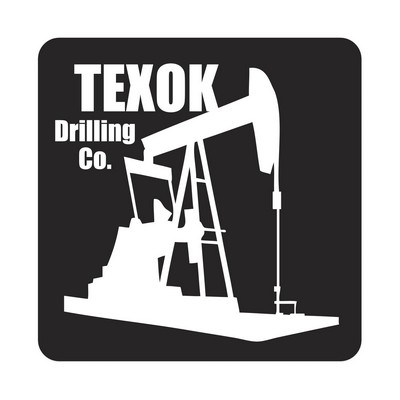 Hard Hat Sticker | Square | 2" x 2" | White Vinyl