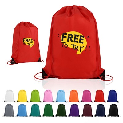 Custom Drawstring Bag With Reinforced Corners