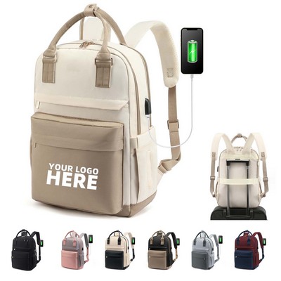 15.6" Backpack For Woman