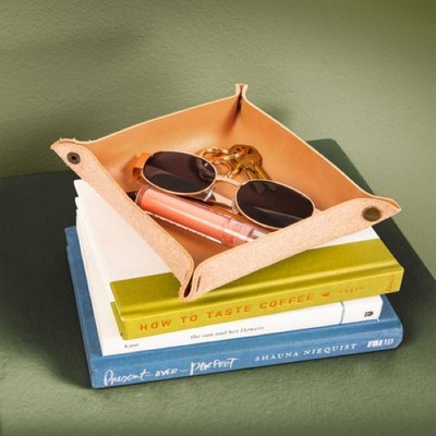 Valet Tray - Debossed Leather
