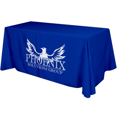 Flat 4-sided Table Cover - fits 6' standard table: Polyester