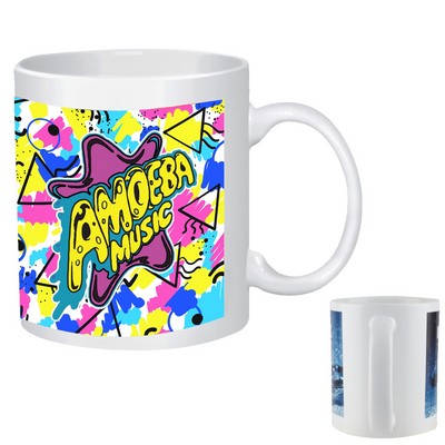 11 Oz Full Color Stoneware Mug