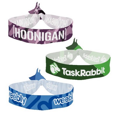 3/4" Dye-Sublimated Fold Over Elastic Hair Tie