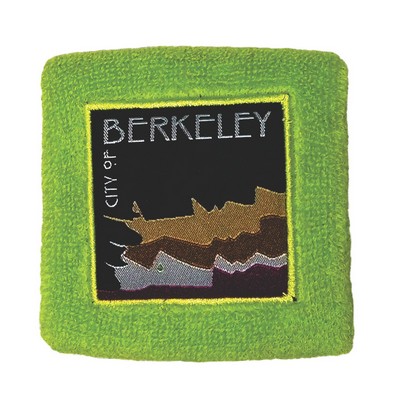Athletic Sweatband w/Embroidered Patch