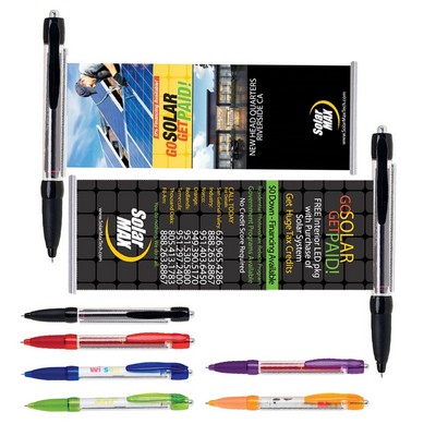 Rubber Grip Banner Pen