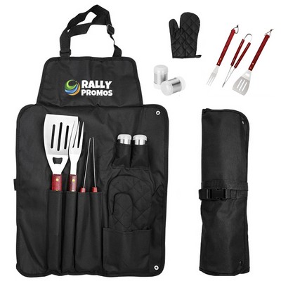 7 Piece BBQ Apron Set