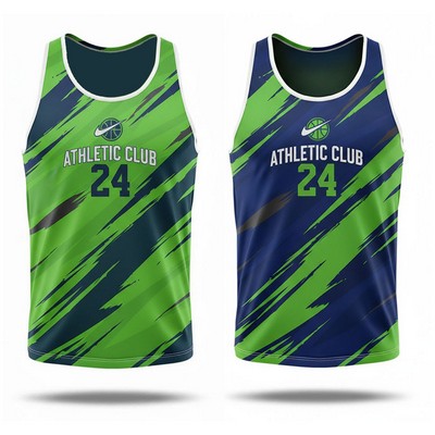 UPF Sublimation Reversible Mesh Tank Top Unisex & Kids