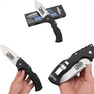 Black Lockback Folding Knife