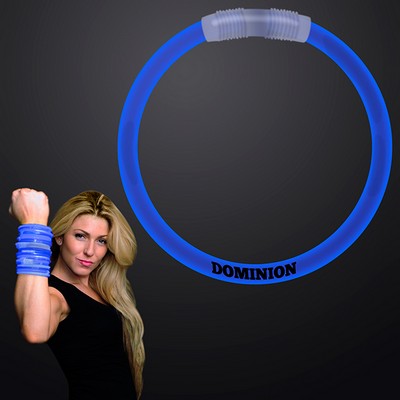 8" Blue Glow Bracelet - PRINTED
