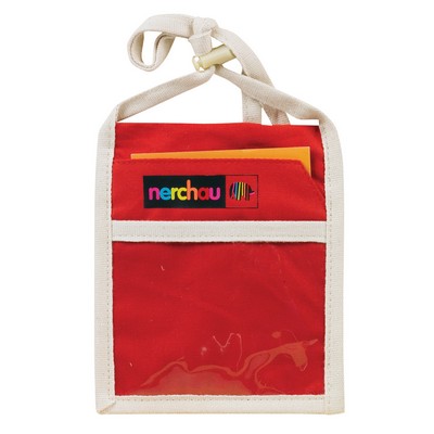 Eco Canvas Convention Neck Wallet