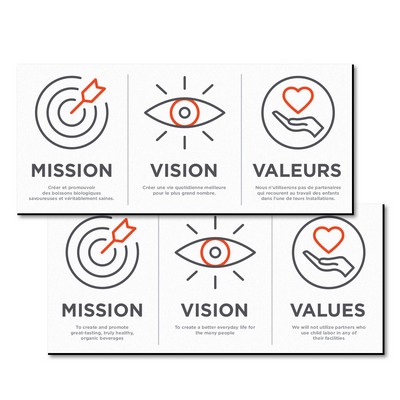 .040 Custom Shape Double-Sided Magnets (10.1 to 12 sq/in) Four color process imprint