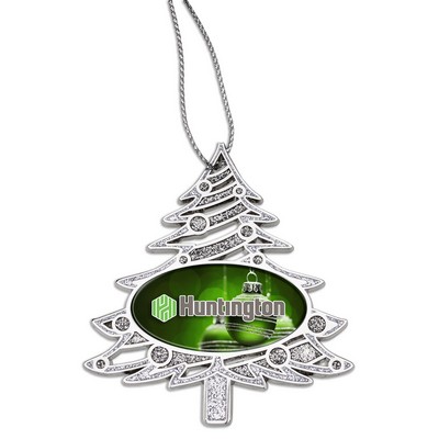 Glitter Christmas Tree Holiday Ornament