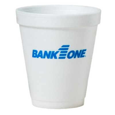 8 Oz. Tall White Styrofoam Coffee Cup