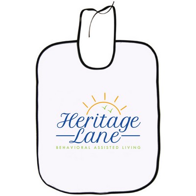 Assisted Living White Bib
