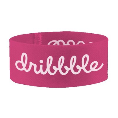 1" H x 7" L Dye-Sublimated Stretchy Elastic Bracelet