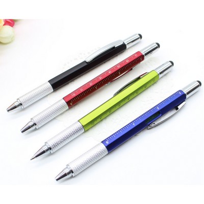 6" 1 Stylus Twist Pen