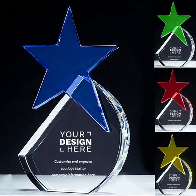 Optical Crystal Shooting Star Award