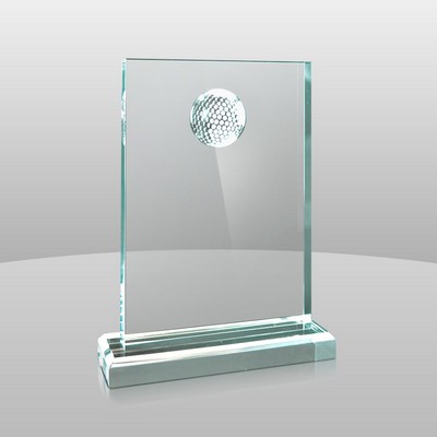Jade Green Golfer Award (9"x7"x2")