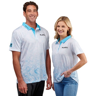 Short Sleeve Slim Fit Solid Polo Shirt W/Self Collar