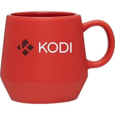 16 oz Verona Ceramic Mug (Matte Red)