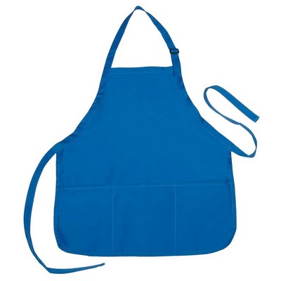 Custom Printed Nissun Poly-Cotton Apron w/3 Pockets