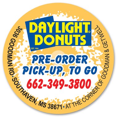 USA Made Premium UV Window Micro-Suction Cling Decal (5") Circle