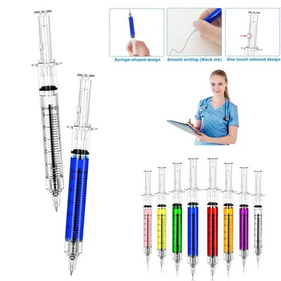 Retractable Syringe Ballpoint Pens