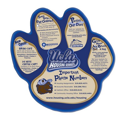 Paw Print Hand Fan Without Stick