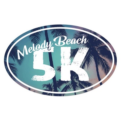 Oval Sticker | 3 1/2" x 5 1/2" | White Vinyl | Permanent Adh Back | Digital