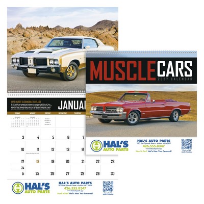 Triumph® Calendars Muscle Cars Calendar