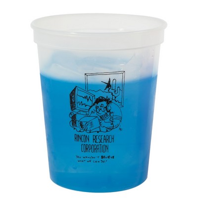 16 oz. Cheer Color Changing Stadium Cup (1 Color Imprint)