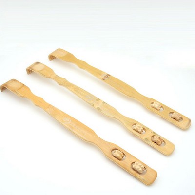 Premium Bamboo Back Scratcher with Massager