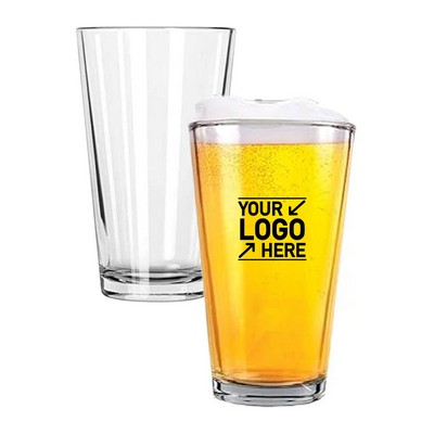 16oz Tall Pint Beer Glass Drinking Bar Glass Cup