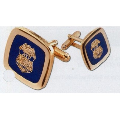 3/4" Screen Print Cufflinks