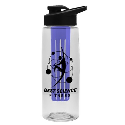 Garyline® Flair Tritan® Bottle with Drink-Thru Lid and Infuser - 26 oz.
