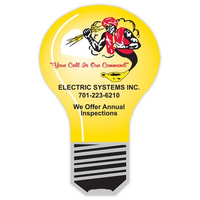 Vinyl Label (3" x 2") Light Bulb